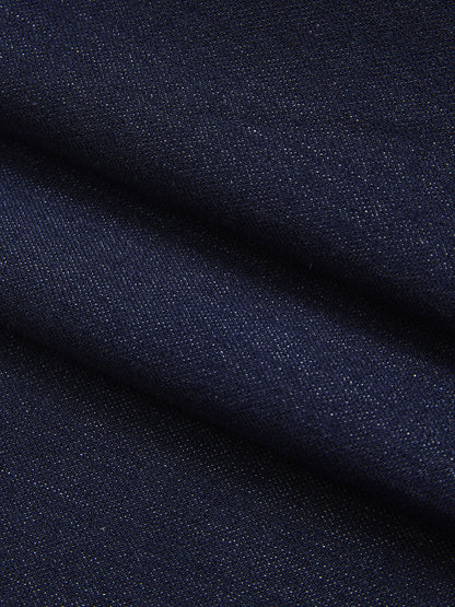 Bow Neck Denim Shirt