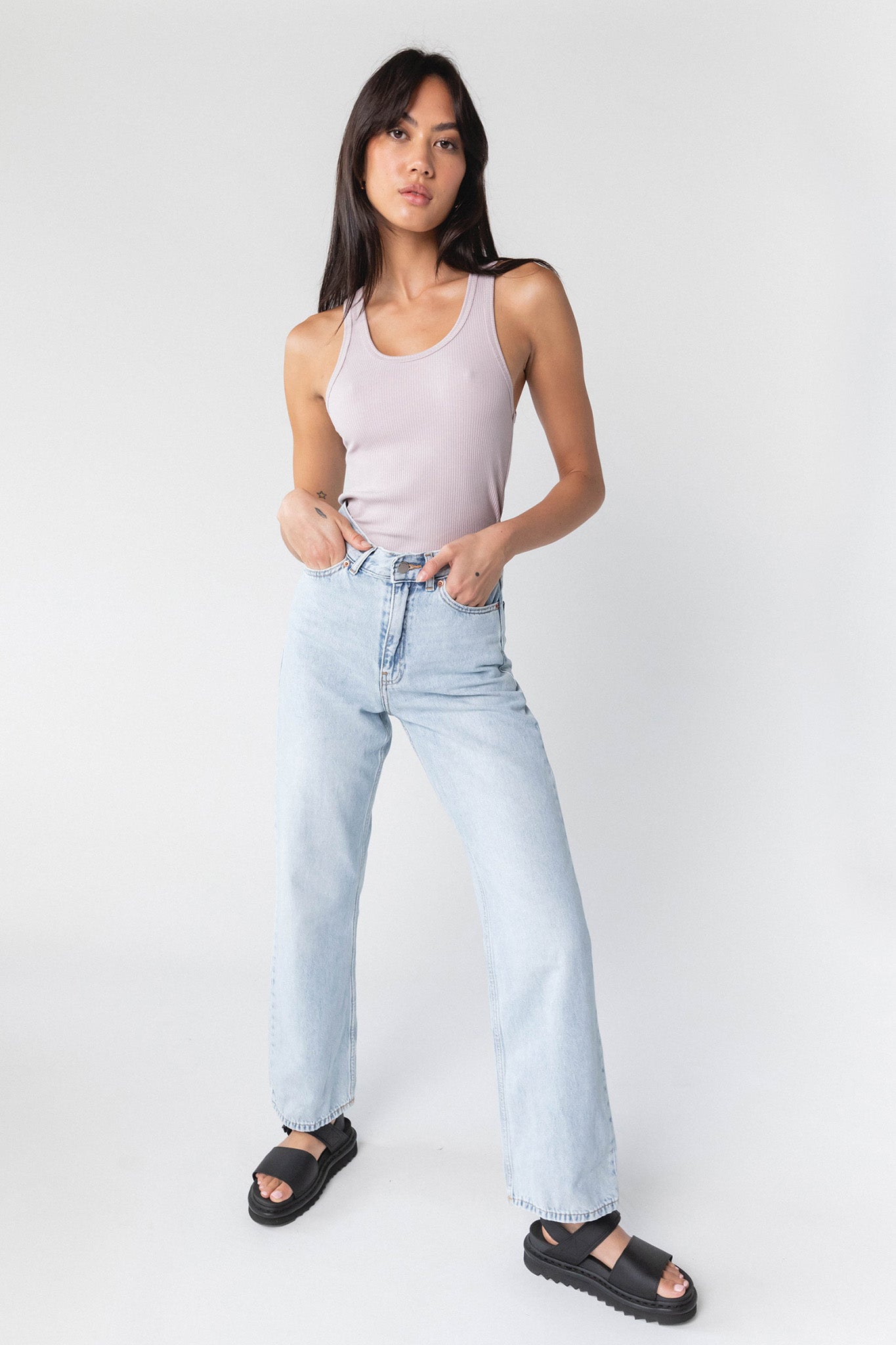 DR DENIM Echo Jeans Bleach Sky