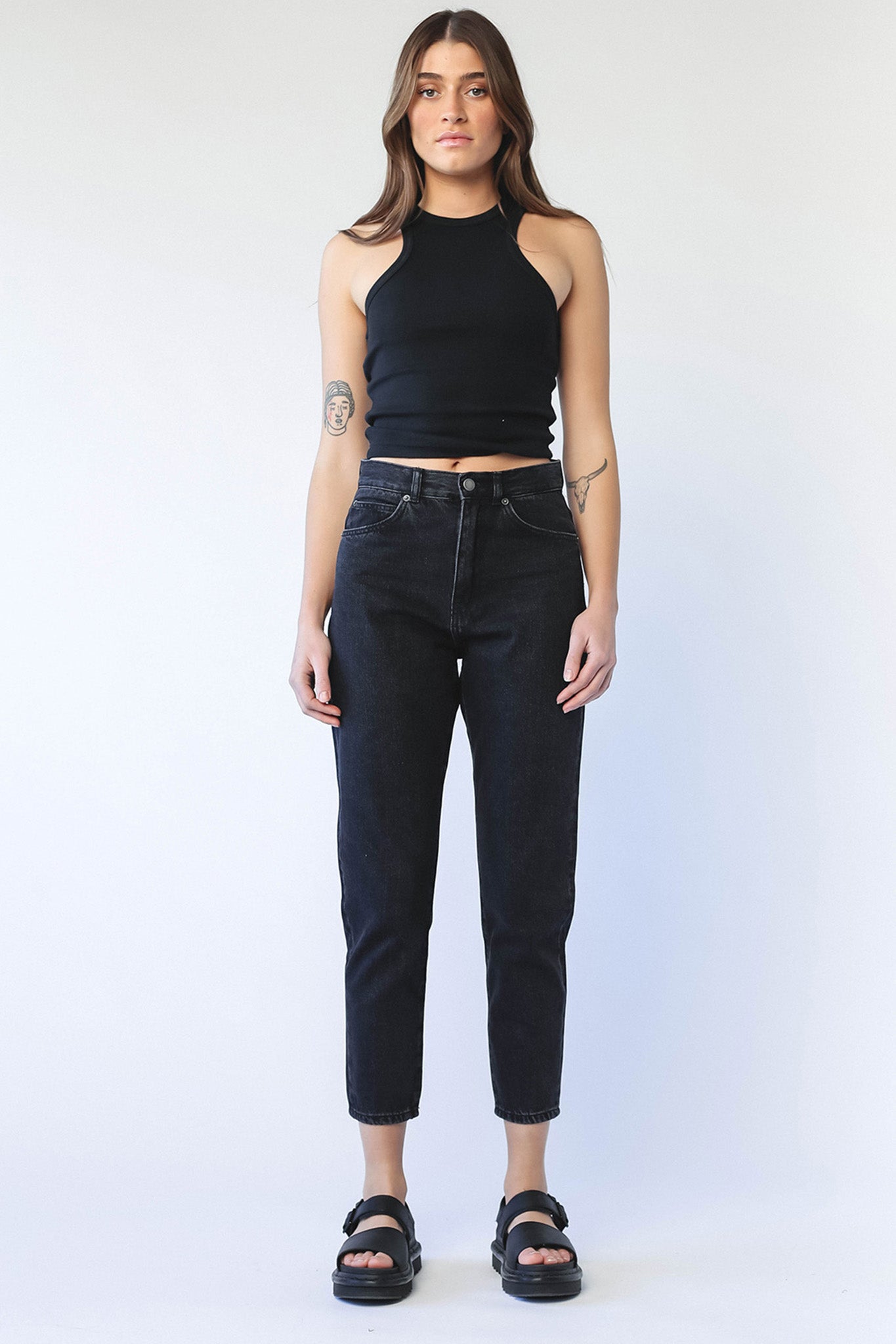 DR DENIM Nora Jeans Black Retro