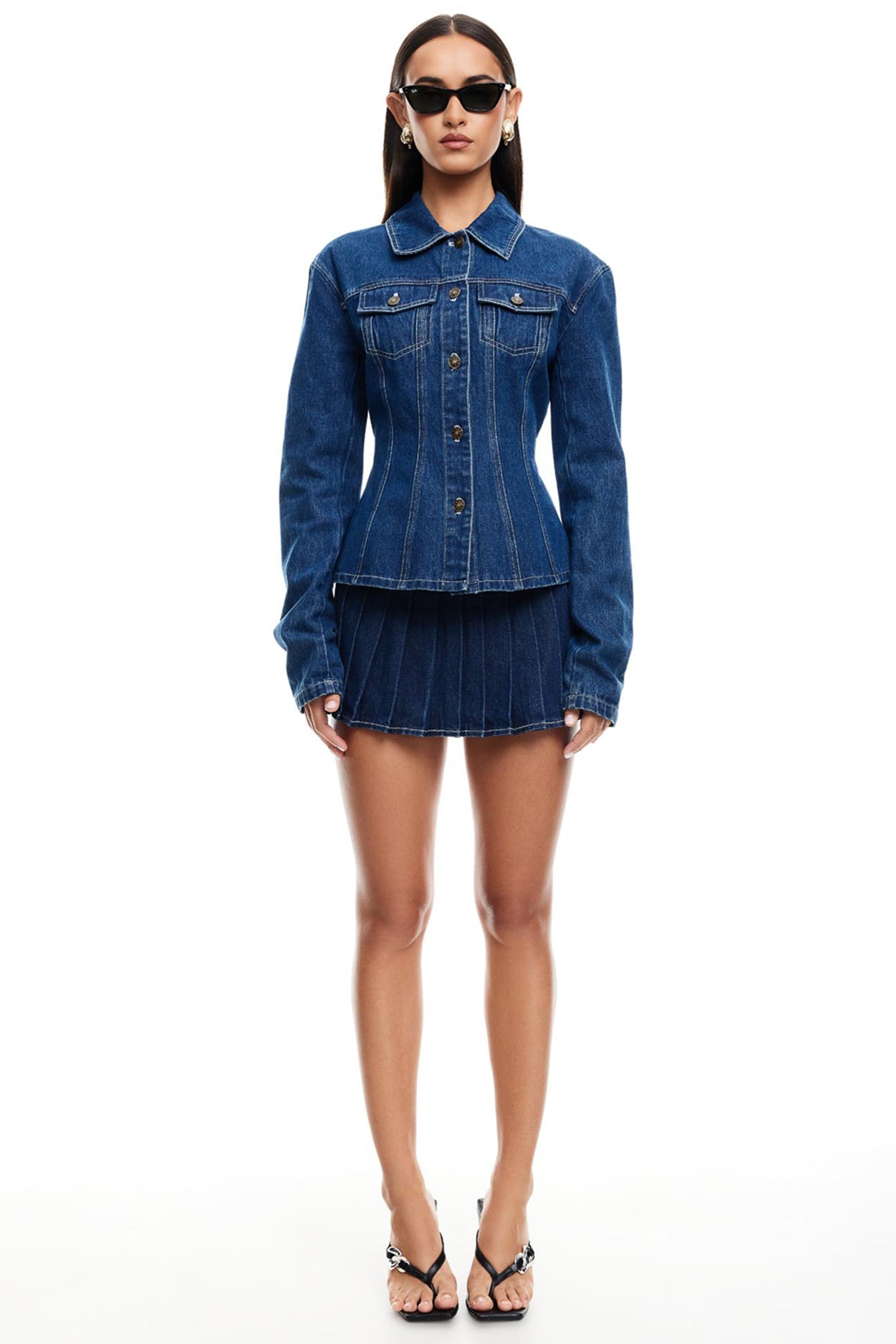 LIONESS Rider Mini Skort Blue