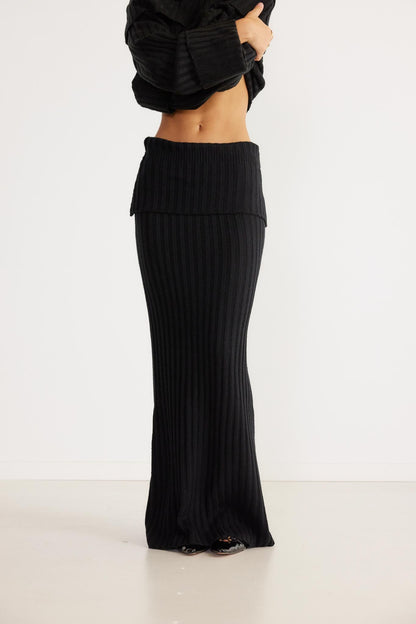 SNDYS Brooks Maxi Skirt Black